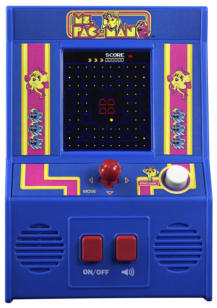 Basic Fun Mini Arcade Game 09614 Genuine Product Ms. Pac-Man