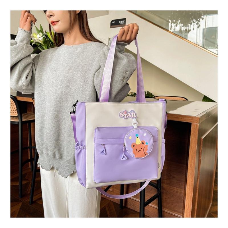 Сумка-мессенджер на одно плечо для репетиторства, большая вместимость для студентов на занятиях, сумка-тоут для поездок на работу, ручная сумка для репетиторства и домашних заданий, рюкзак с защитой от брызг