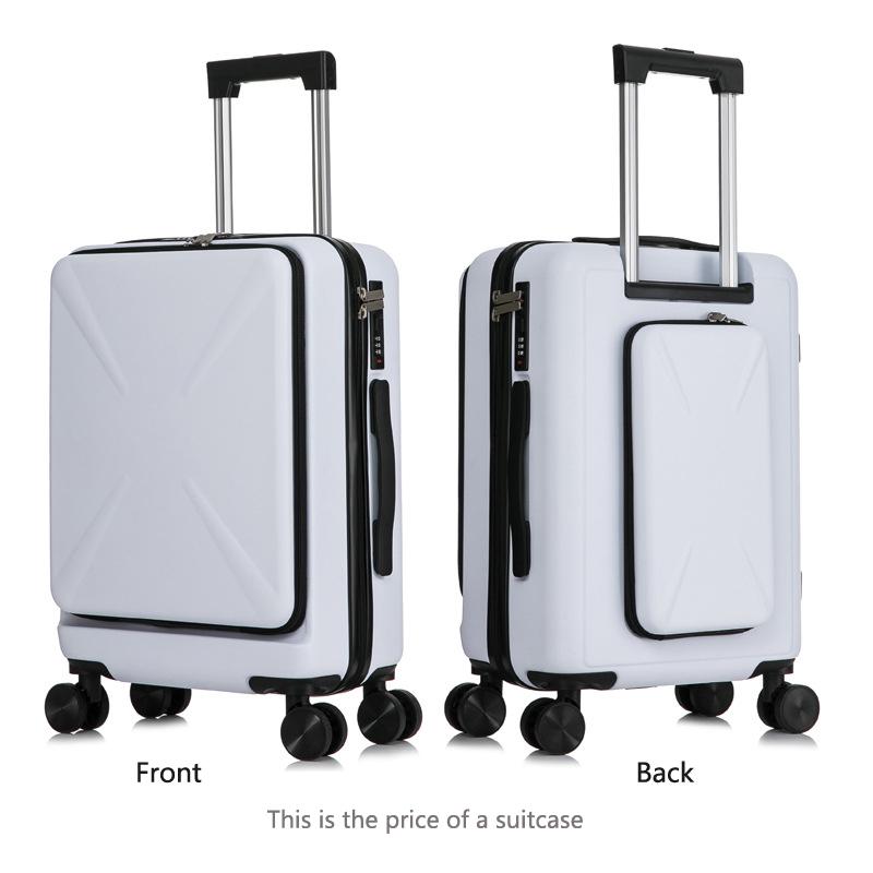 New Travel Suitcase Rolling Luggage Wheel Business Front Opening with Computer Case Trolley Luggage Carry On Small Suitcase