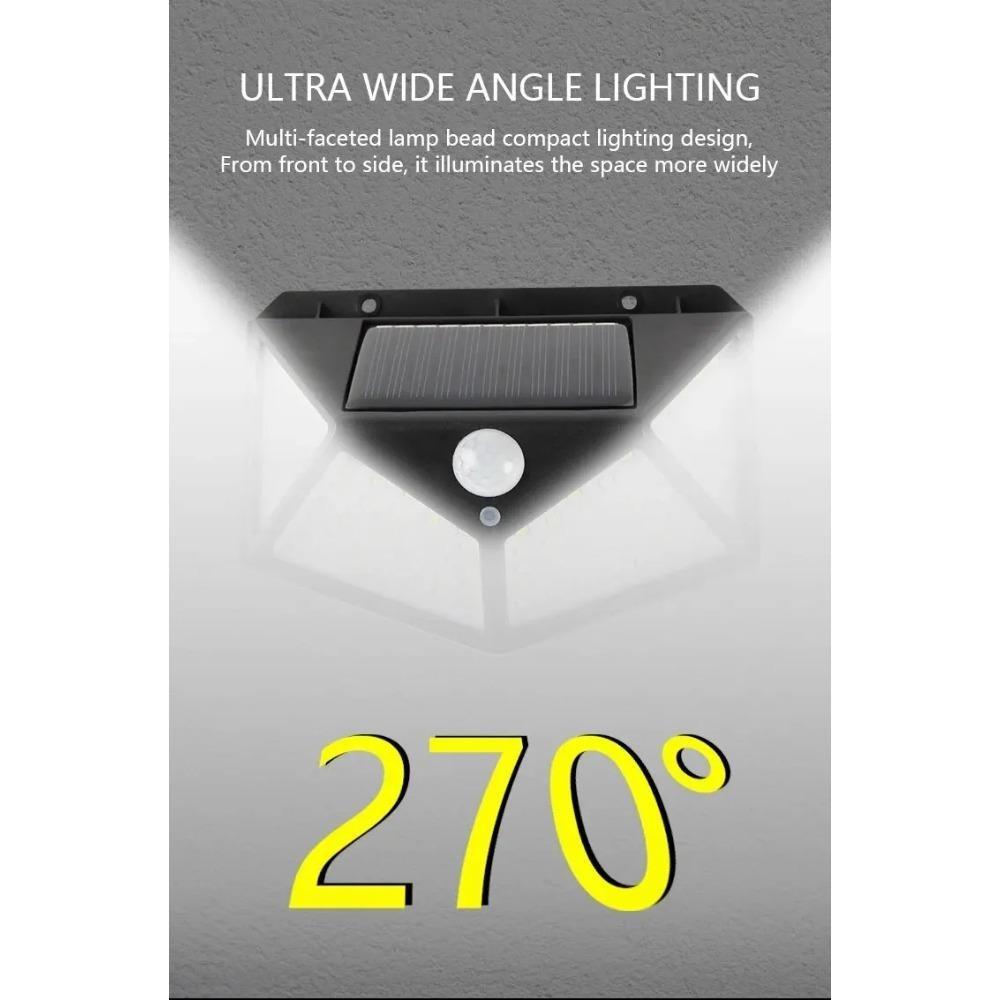 40 Вт новые солнечные светильники уличный настенный светильник PIR датчик движения 100 светодиодов солнечный свет на солнечной энергии уличный светильник для сада и двора