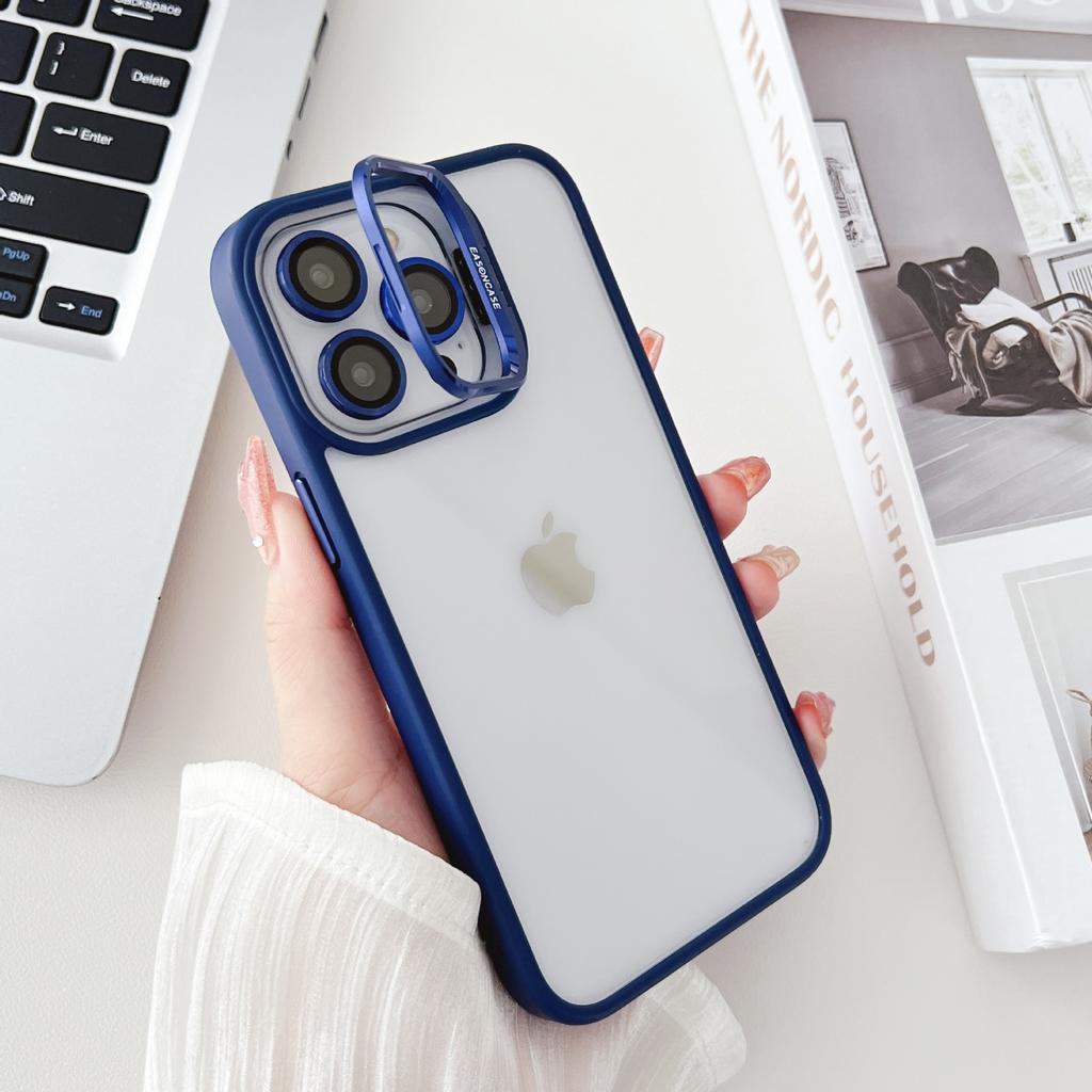 Metal Lens Bracket Suitable for IPhone 16 Pro Mobile Phone Case Apple 15 Titanium Gray with Lens Film Protective Case