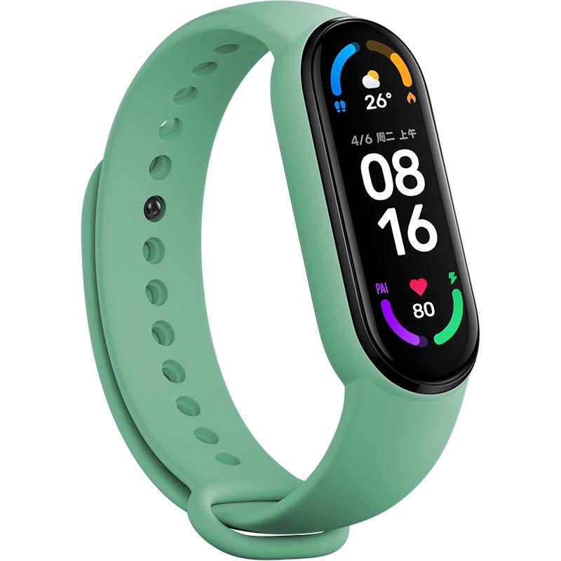 Ремешок для Xiaomi Mi Band 6 7 браслета Спортивный силиконовый ремешок для часов Miband band6 band4 correa Для Xiaomi mi band 3 4 5 7 ремешки