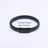 Women Jewelry Black Classic Casual Style Woven PU Leather Gifts Men Fashion Bracelet 1PC Accessory  Handmade