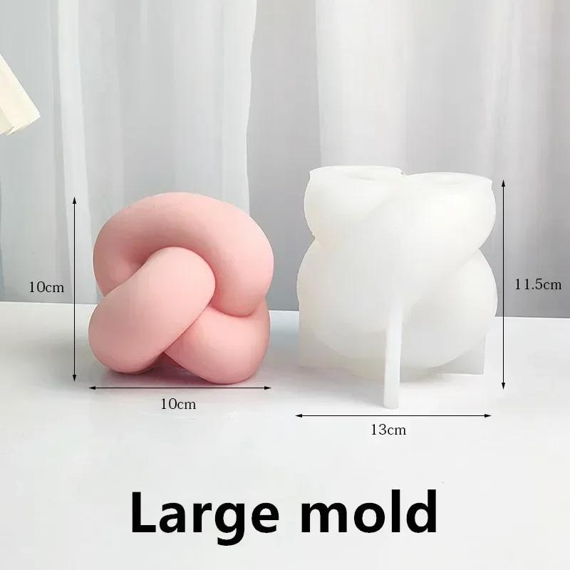 Жареные пончики круглый силиконовый молд для свечи плетеный шар силиконовый молд для свечи спиральная геометрия цилиндрический силиконовый молд для свечи