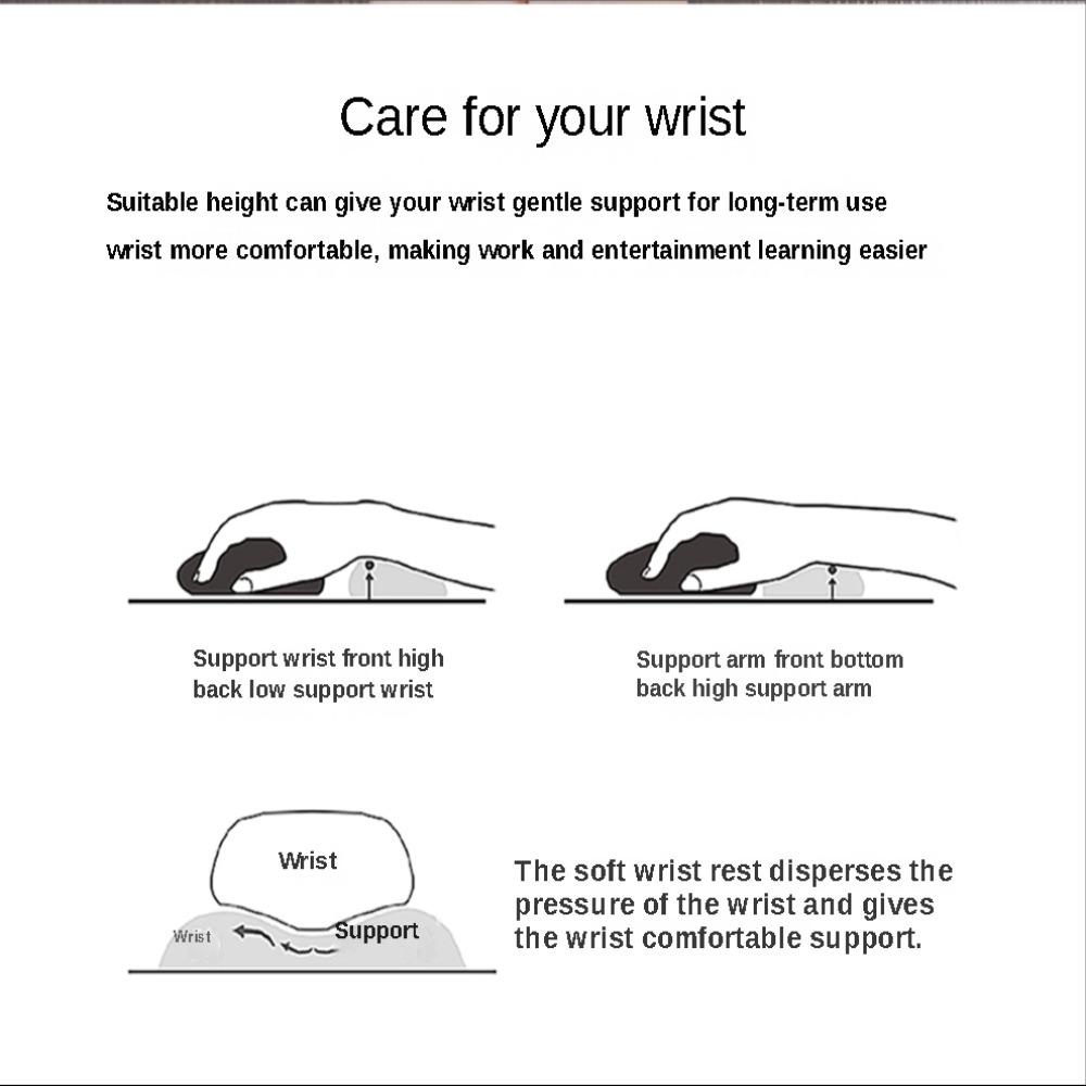 Wrist Rests Support Wrist Rest Pad Heart Shaped Cushion Pad Fashion Hand Pillow Computer