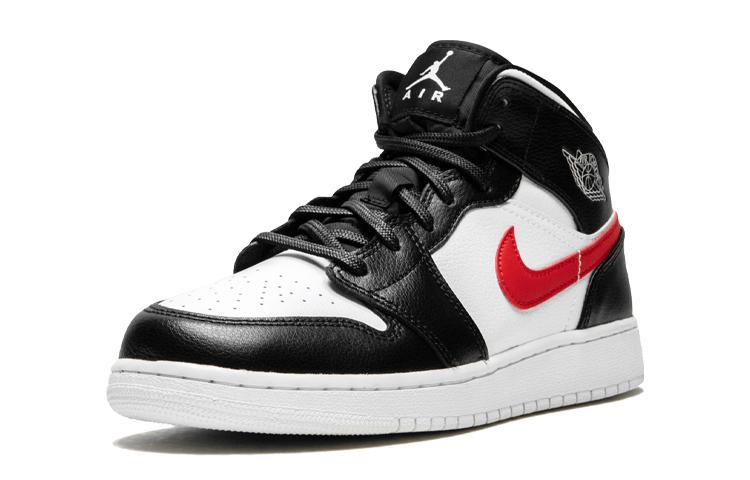Jordan 1 Ретро Мид GS Разноцветный Swoosh 554725-052