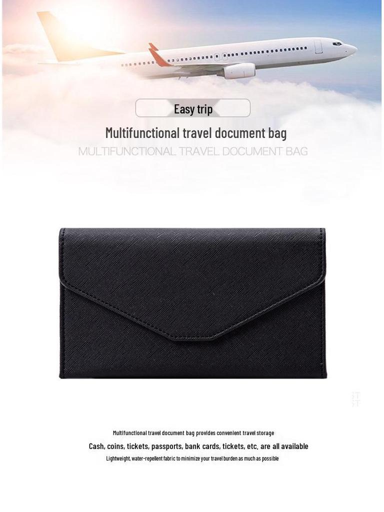 Tao Yin 2024 RFID Защита от кражи Держатель для паспорта и карт: Простой, однотонный, многофункциональный для путешествий