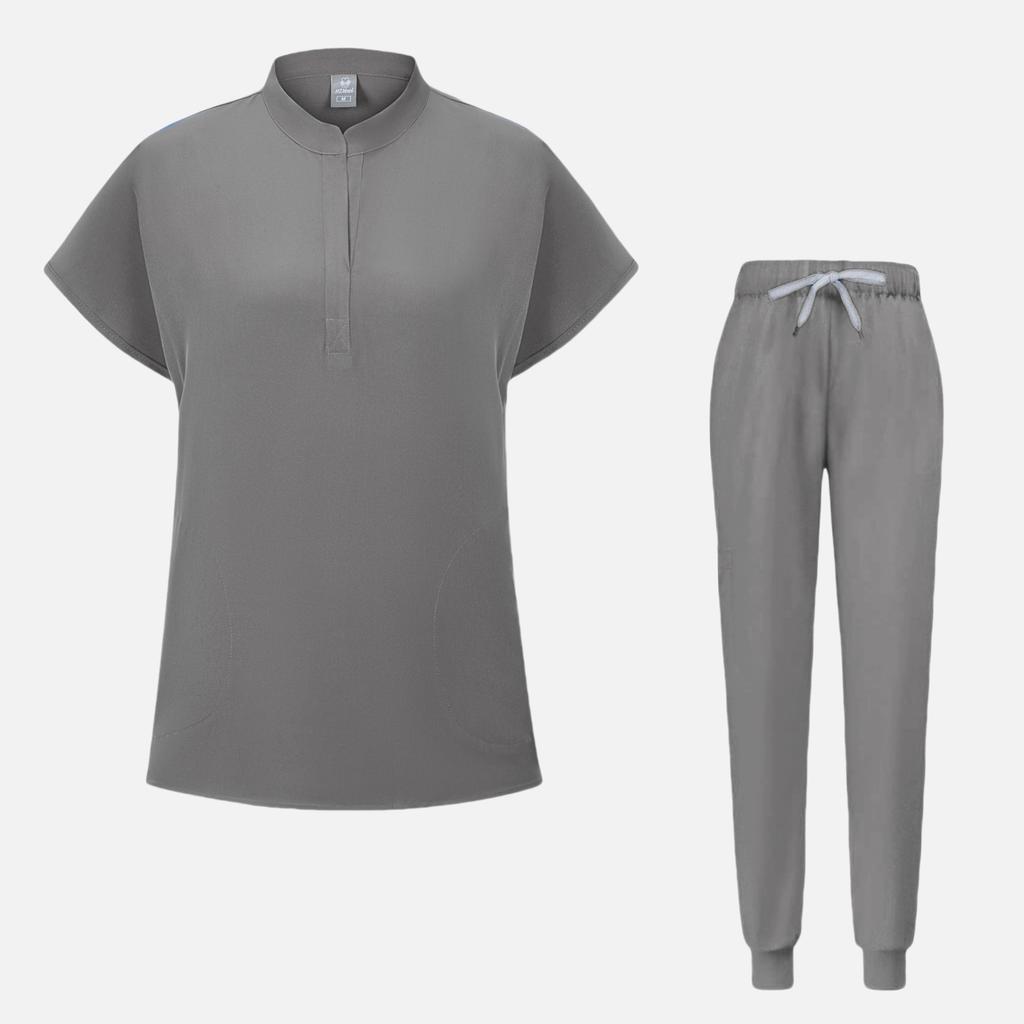 Хирургический халат с короткими рукавами, халат для мытья рук в стоматологической операционной, эластичный халат для чистки рук, медицинский стоматологический комбинезон