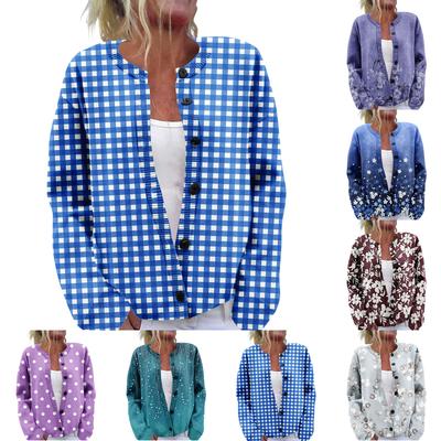 Женский свитер Милый забавный свитер с принтом Осень и зима Свитер с длинным рукавом Вязаный свитер