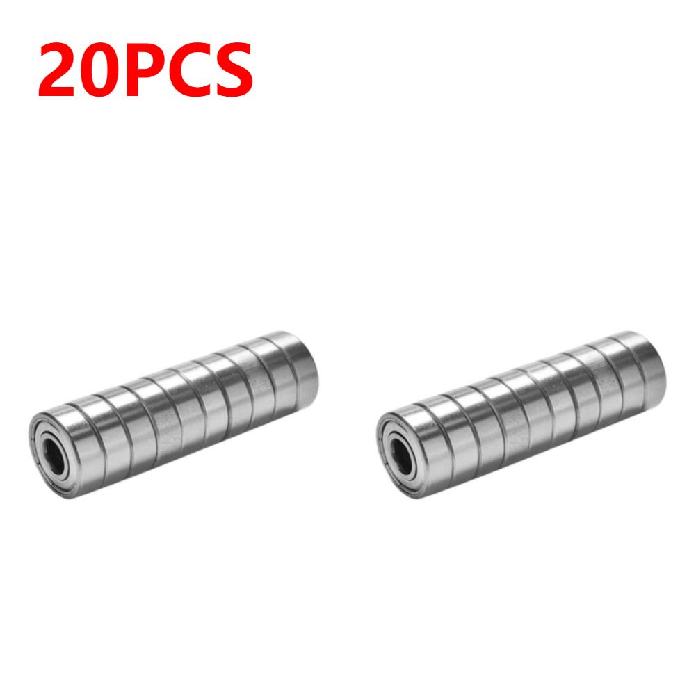 10-100 шт. 608ZZ Металлические миниатюрные шарикоподшипники с двойным защитным уплотнением для скейтбордов, роликовых коньков, 8x22x7 мм