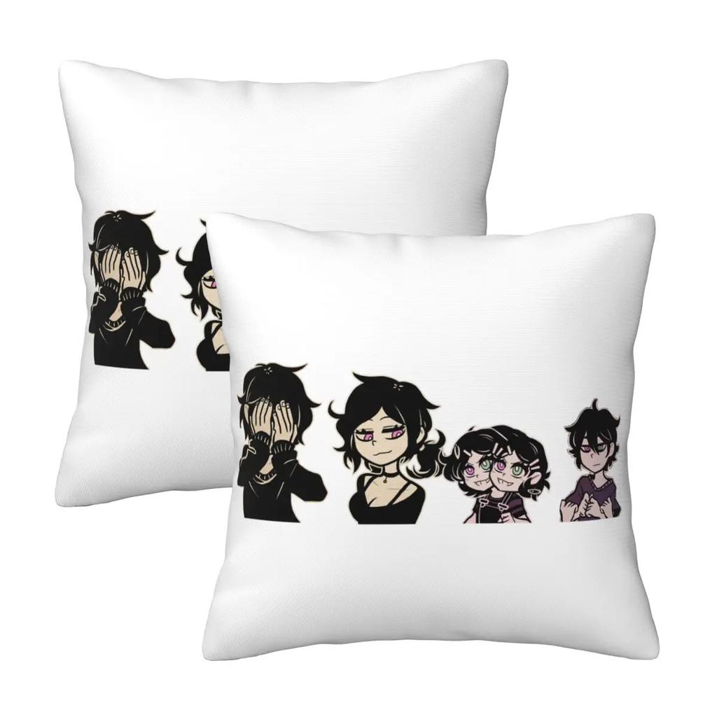 Ashley And Andrew The Coffin Of Andy And Leyley 2 Pcs Square Pillowcase Pillow Cover Cushion Decor Comfort Throw Pillow For Home