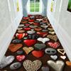 3D Corridor Carpet Minimalist Home Living Room Hallway Carpet Spliced Long Corridor Floor Mats