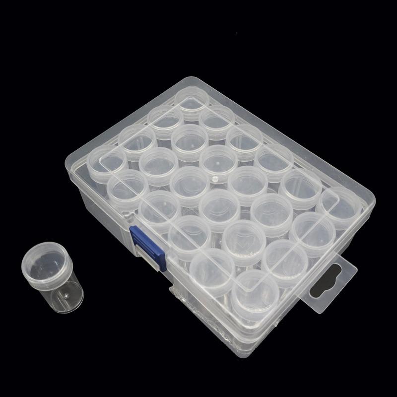 24/60 сетка Алмазная картина дрель бутылки для хранения бисера DIY аксессуары для декоративных картин для дома