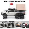 1/24 Ford F150 Raptor Diecast Trucks,  F150 Pickup Truck with Sightseeing Cabin, Pull Back Truck Toys with Light and Sound for Kids Ages 4-8