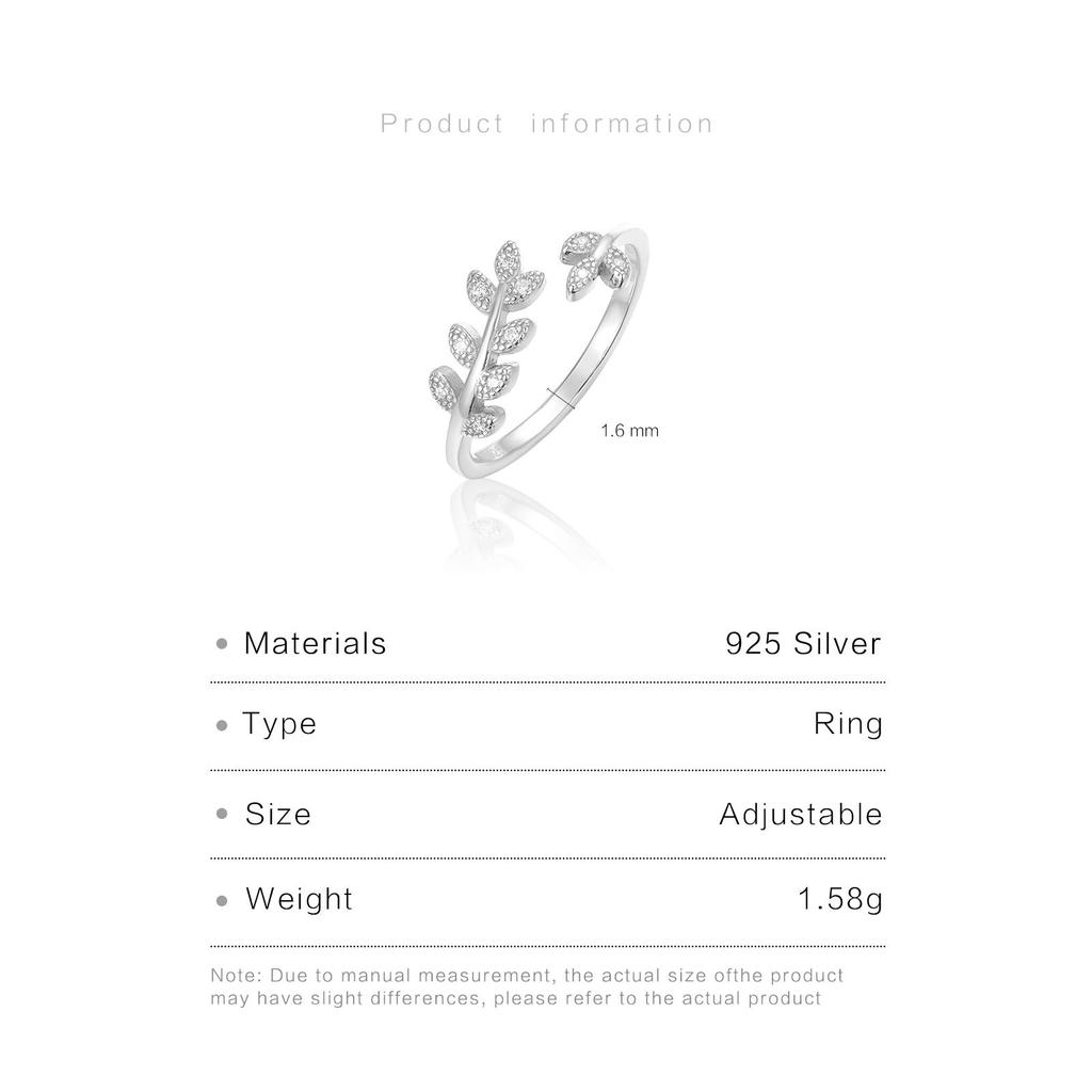 ANDYWEN 925 пробы стерлингового серебра золото открытые регулируемые листы женское изменяемого размера кольцо роскошные кристаллы фианиты ювелирные изделия