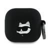 Karl Lagerfeld Kla4Runchk Airpods 4      Cover Black/Black Silicone Choupette Head 3D