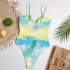 High Waist Wone One Piece Swimsuit Female Tie Dye Swimwear For Women Bathing Suit Push Up Monokini Swimming Suit Beachwear
