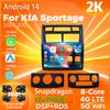 Android 14 Carplay Auto для Kia Sportage 2007 - 2012 Автомобильный радиоплеер Мультимедиа стерео 360 Камера AI Голосовая навигация Видео DVD