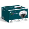 Камера видеонаблюдения VIGI купольного типа 4MP IP67 водонепроницаемый IK10 ударопрочный ONVIF интеллектуальное обнаружение объектив камеры видеонаблюдения VIGI C240 TP-Link H.265+ 2.8mm