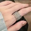 1Pc Fashion Lightweight Luxury Retro Court Style Ring, High-end Atmospheric Style, Fashion Trend