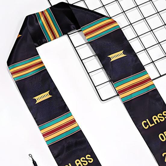 Kente Graduation Stole Class of 2025 Celebrate Culture with The African Graduation Sash for Black Men Women