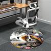 1 шт. Цветочный коврик CatChair для офиса, помещения, нескользящий, моющийся, из полиэфирного волокна, коврик для офиса, машинная стирка