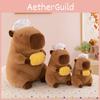 Plush Capybara Toy Chef Design Doll Birthday Gift Party Accessory Decoration