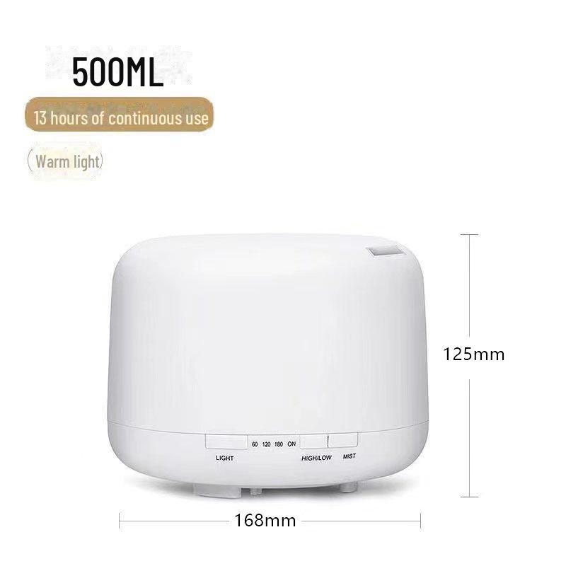 Ультразвуковой ароматерапевтический диффузор и увлажнитель воздуха MUJI объемом 500 мл с пультом дистанционного управления и лампой с эфирным маслом для дома или спальни.