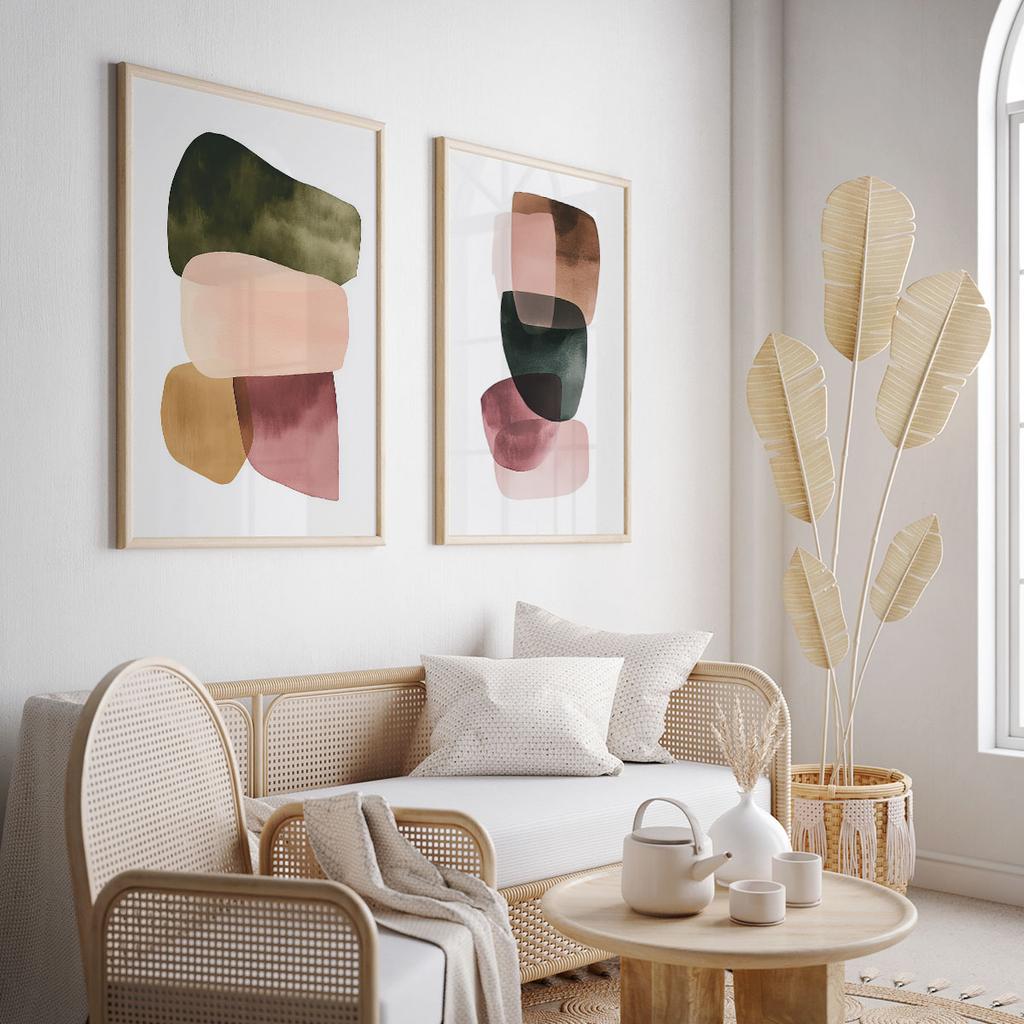 Набор из двух плакатов композиция