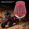 44 мм воздушный фильтр для Gy6 150cc ATV Quad 4 Wheeler Go Kart Scooter Moped (красный)
