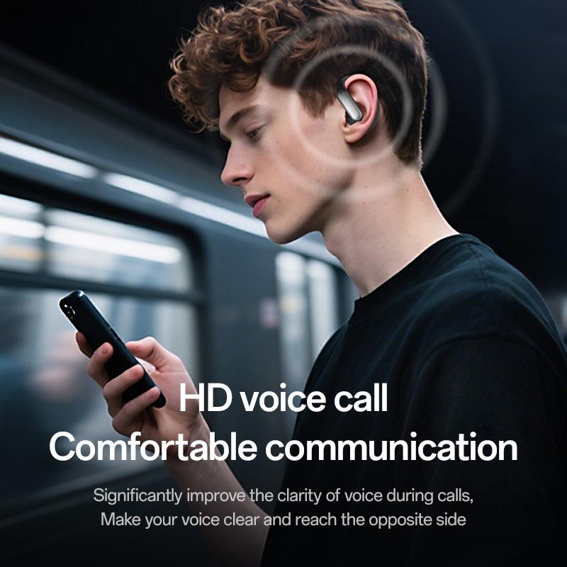 Хит продаж: Беспроводные Bluetooth-наушники с двойным дисплеем, долгим временем работы и дизайном, фиксирующимся за ухом