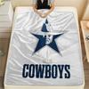 1 шт. Фланелевое одеяло с принтом Dallas Cowboys, Высококачественное, Удобное для всех сезонов, Домашний декор, Тепло и комфорт