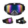Motocross Ski Glasses Goggle with Nose Guard Dark Gray Silver Print Outdoor Sport Ski Goggles Windproof Glasses