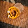 Violet Abacus Beads Bodhi Root 108 Beads Unisex Bracelet/Necklace (8x11mm) - Douyin Live Hot Sale Temple Edition