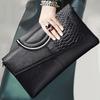 Crocodile Pattern Crossbody Bag, Genuine Leather Clutch Bag, Women's Fashion Shoulder Bag & Purse