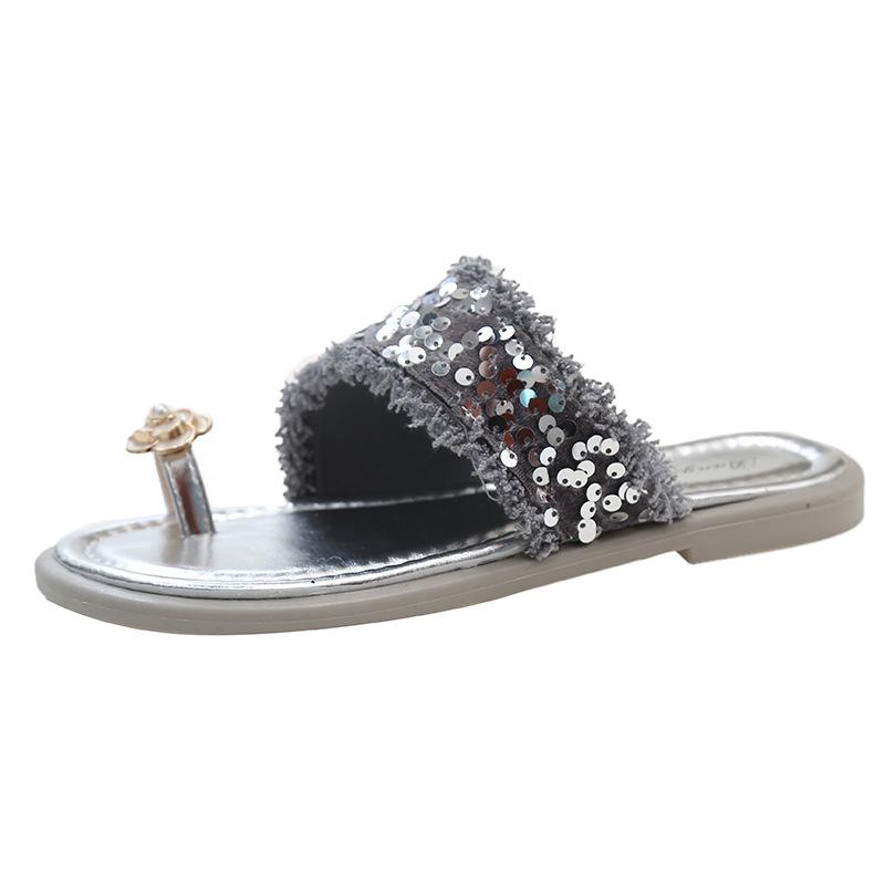 Summer Slippers Women Flat Luxury Outdoor Beach Flip Flops Female Sandals Trend Brand Design Slides Shoes Woman 2024