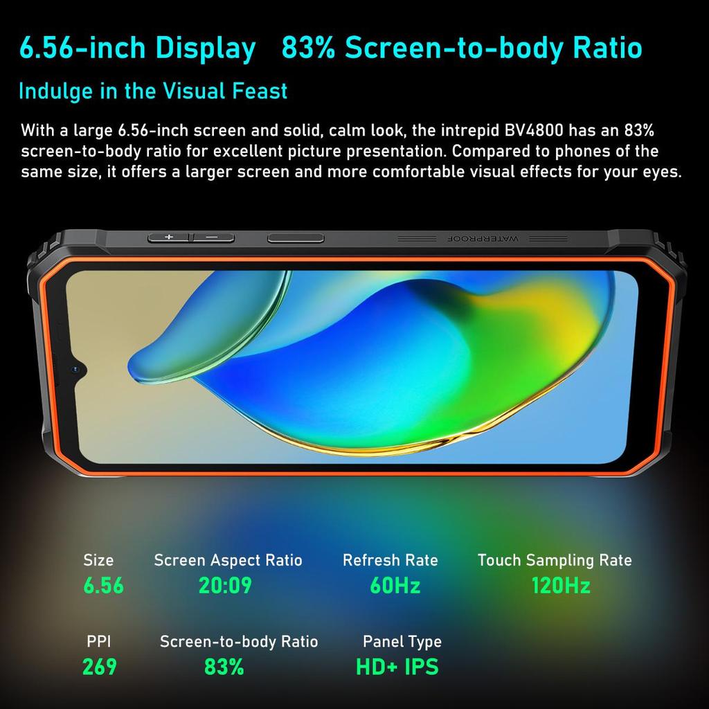 Refurbished Blackview BV4800 Smartphone 2/4GB 32/64GB 5180mAh Andriod 13 Rugged Phone