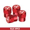 For Abarth Car Wheel Valve Stem Caps Aluminum Alloy Tire Valve Protection Covers 500 FR FIAT Linea Panda DobloAlbea Astra Bravo