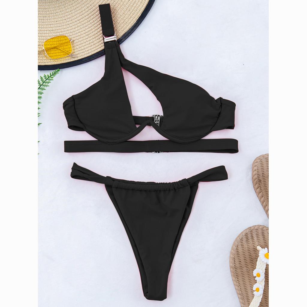Push Up Bikinis Micro Bikini Set Sexy Swimsuits Female Thong Swimwear Brazilian Biquini Black Bikini Hollow Out Beachwear