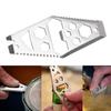 New 1pc Multifunctional Tool EDC Opener Wrench Stainless Steel Keychain Outdoor Survival Camping Pocket
