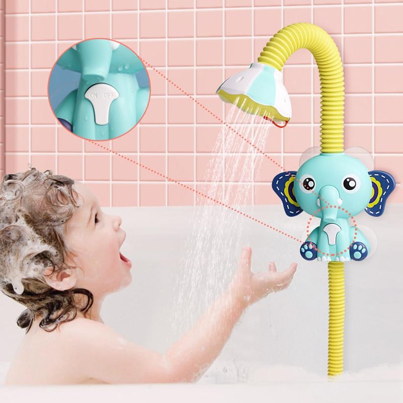 Детские игрушки для ванны, водная игра, модель слона, кран для душа, электрическая игрушка для распыления воды