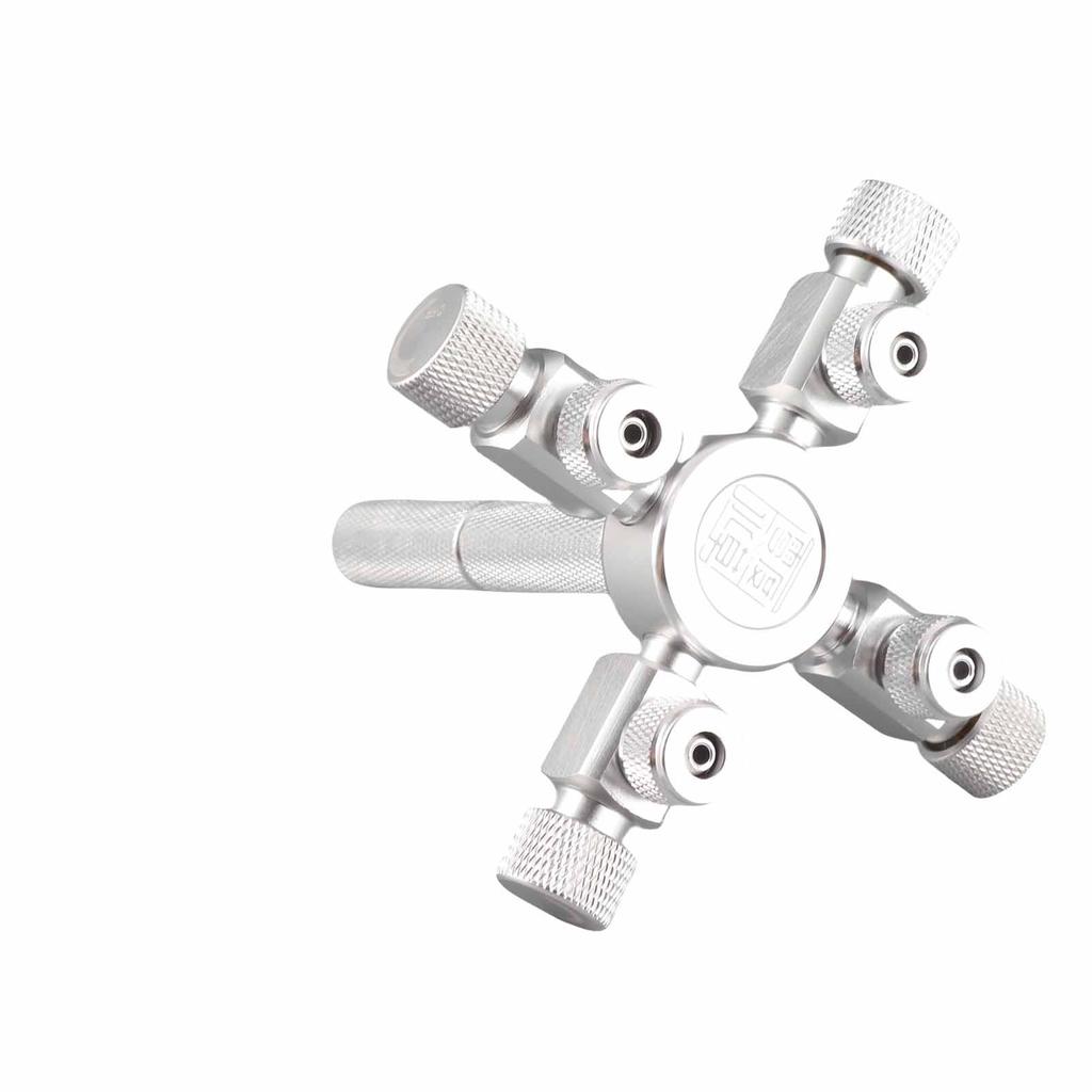 Aquarium Tank CO2 Splitter Regulator Distributor Needle Fine Adjusting Valve for CO2 Regulator