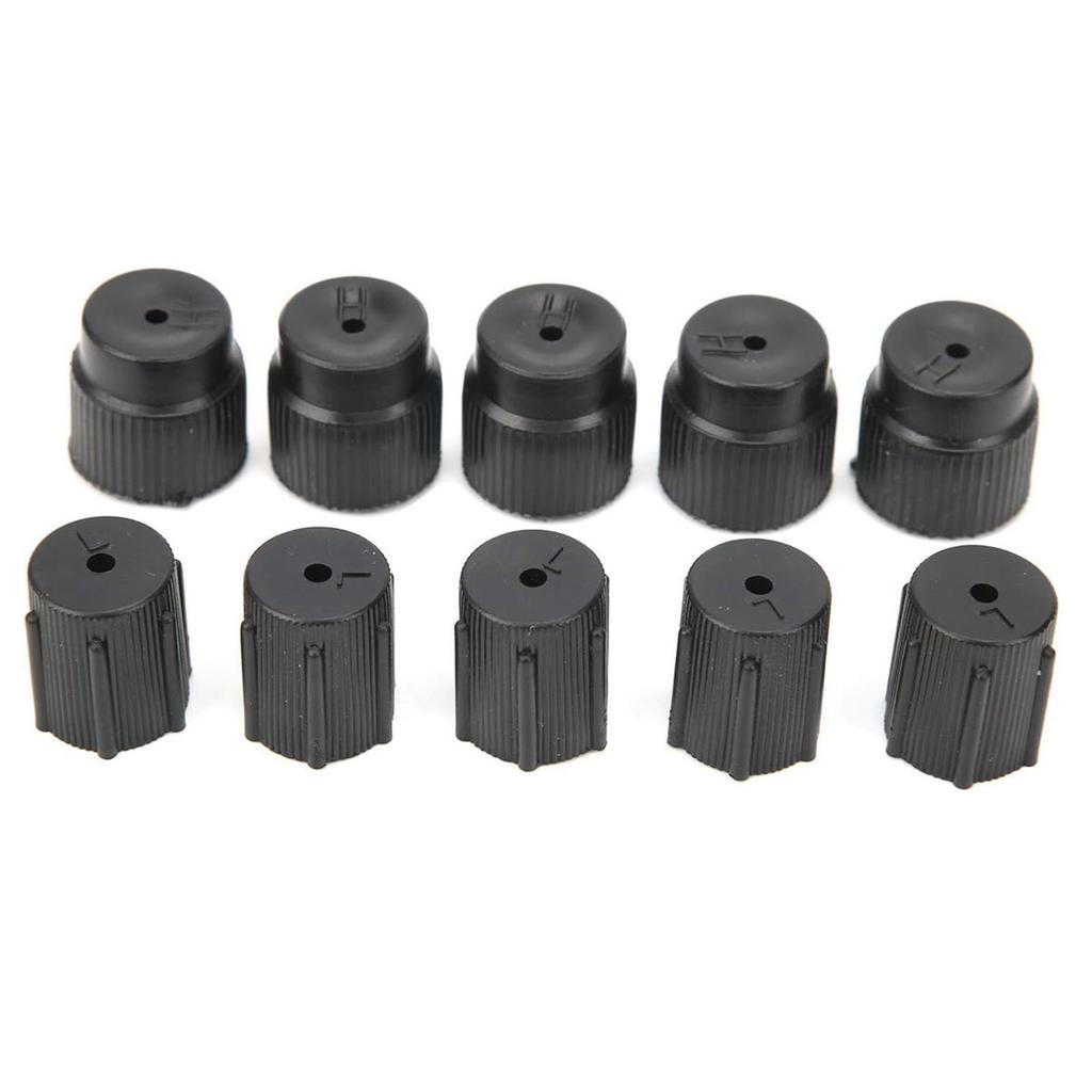 10Pcs R134a 13mm 16mm AC System Charging Port Caps Automotive Accessories AC System Charging Port Caps AC System Caps