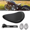 Черное Пружинное Одиночное Сиденье для Мотоцикла + Комплект Крепежных Кронштейнов с Пружинами 3" Для Harley 48 Sportster XL883 1200 Bobber Chopper