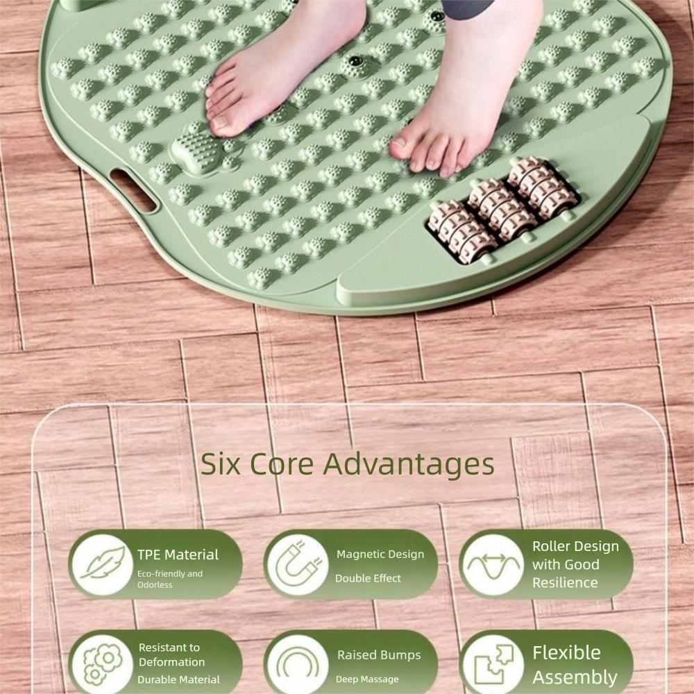 Acupressure Foot Massage Pad Soft Stone Roller Health Walk Pad Pressure Relief Imitation Goose Stone Road Foot Pressure Board