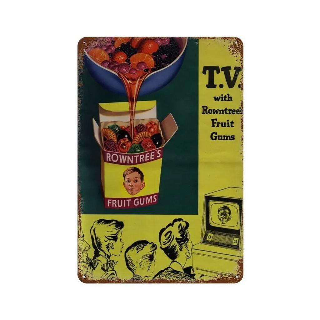 Конфеты Печенье Металлические Жестяные Таблички Настенное Украшение Табличка Винтажный Арт Постер Жестяная Картина для Мужской Пещеры Дома Кафе Сада Клуба Бара