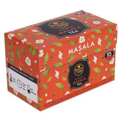 Karma Kettle Чай масала неотбеленный и не требующий скрепления 25 пакетиков