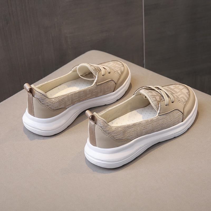 Женские повседневные новые мокасины с мягкой подошвой, амортизирующие, прочные, дышащие, удобные, стильные, нескользящие балетки