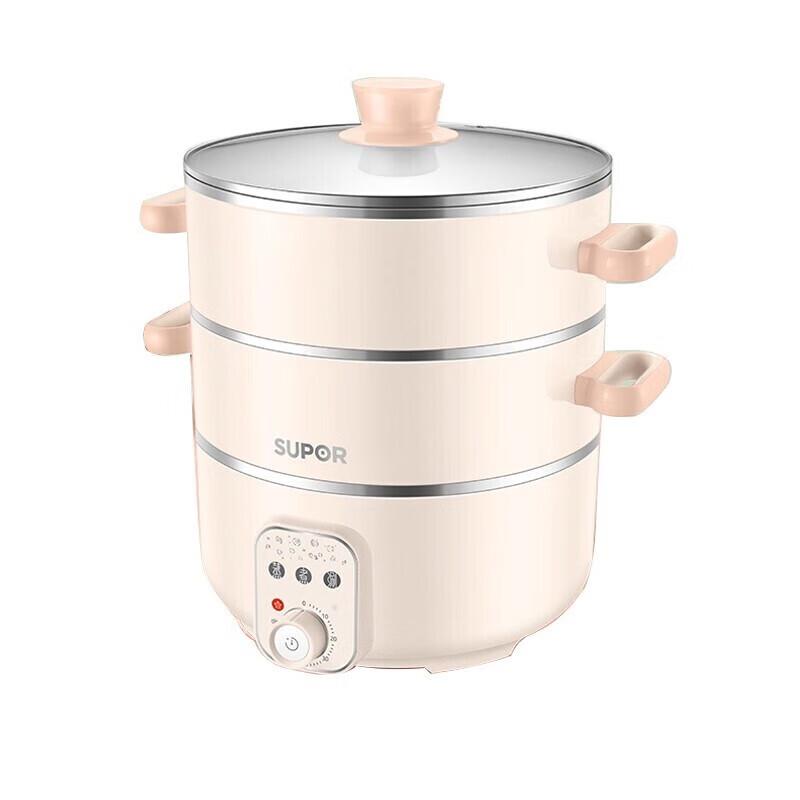 SUPOR 3-Layer Electric Multi-Cooker Steamer CN plug (adapter included)