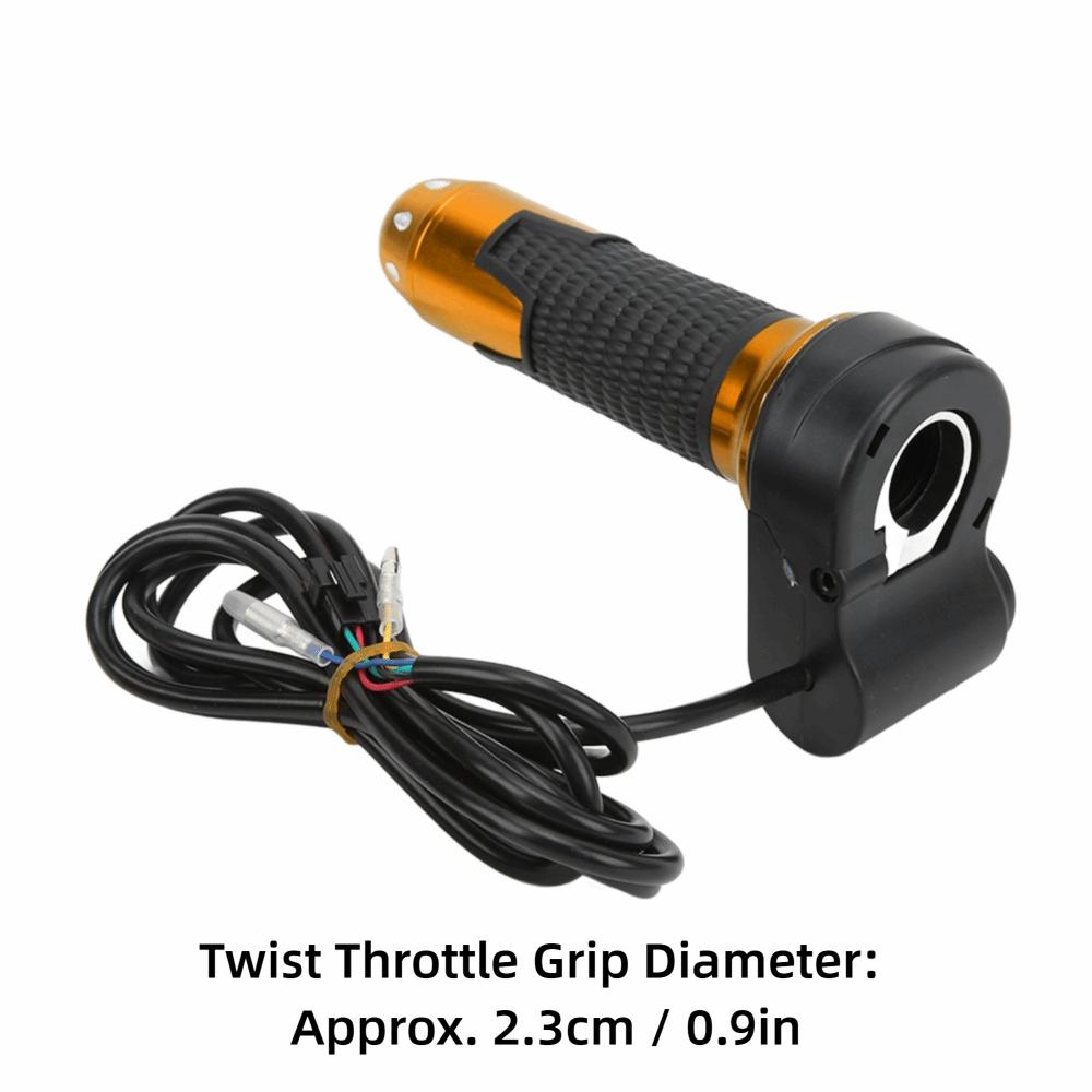 Cable 1.8m Twist Throttle Grips with Button Throttle Grip Handlebar  Motorcycle Accessories